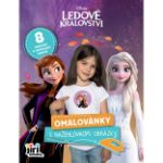 Obrázek Omalovánky s nažehlovacími obrázky Ledové království