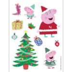 Obrázek Vánoční aktivity se samolepkami do oken Prasátko Peppa