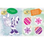 Picture of Advent activities with the static stickers for windows Minnie