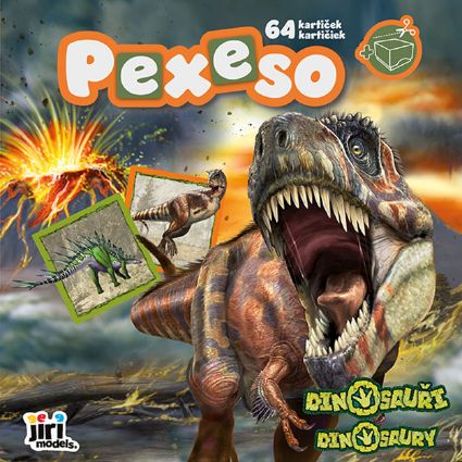 Obrázek Pexeso v sešitu Dinosauři