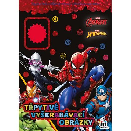 Obrázek Třpytivé vyškrabávací obrázky Marvel