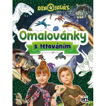 Obrázek Omalovánky s tetováním Dinosauři