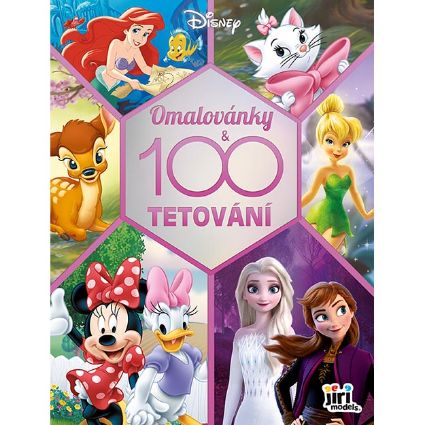 Obrázek 100 tetování s omalovánkami Disney holky