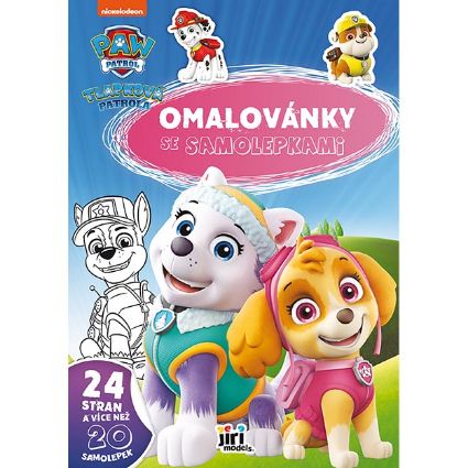 Obrázek Omalovánky A4 se samolepkami Tlapková patrola