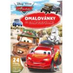 Obrázek Omalovánky A4 se samolepkami Auta