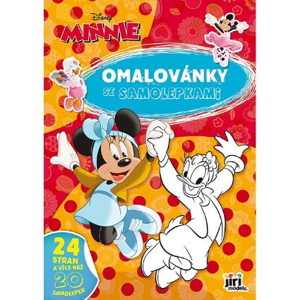Obrázek Omalovánky A4 se samolepkami Minnie