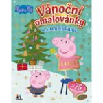Obrázek Vánoční omalovánky se samolepkami Prasátko Peppa