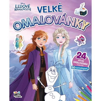Obrázek Velké omalovánky Ledové království