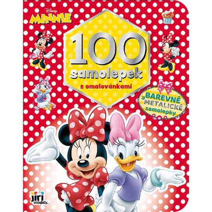 Obrázek 100 samolepek s omalovánkami Minnie