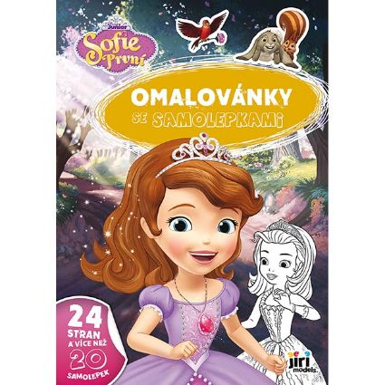 Picture of Colouring book A4 with stickers Sofia