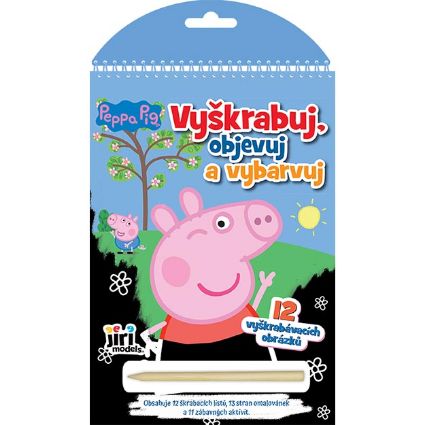 Obrázek Vyškrabuj, objevuj, vybarvuj Prasátko Peppa