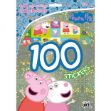 Obrázek 100 samolepek s omalovánkovými listy Prasátko Peppa
