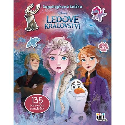 Obrázek Samolepková knížka Ledové království