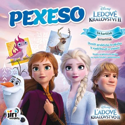 Obrázek Pexeso v sešitu Ledové království