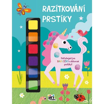 Obrázek Razítkování prstíky Jednorožec