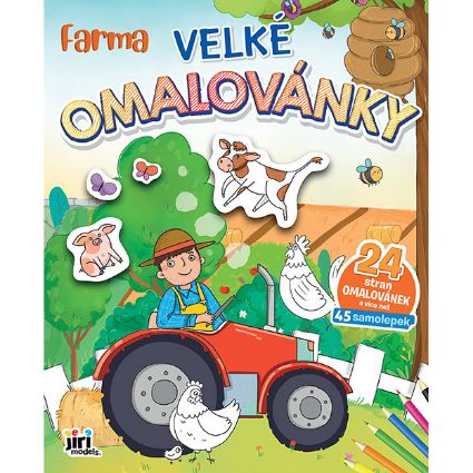Obrázek Velké omalovánky Farma