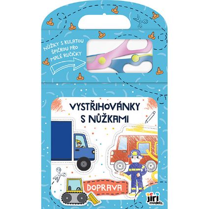 Obrázek Vystřihovánky s nůžkami Doprava