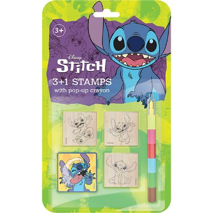 Obrázek Razítka 3+1 s voskovkou Lilo & Stitch