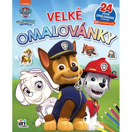 Obrázek Velké omalovánky Tlapková patrola