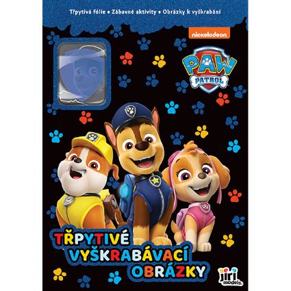 Obrázek Třpytivé vyškrabávací obrázky Tlapková patrola