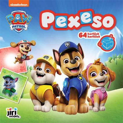 Obrázek Pexeso v sešitu Tlapková patrola