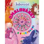 Obrázek Omalovánky s voskovkami Jednorožci