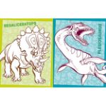 Obrázek Omalovánky s voskovkami Dinosauři