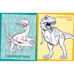 Obrázek Omalovánky s voskovkami Dinosauři