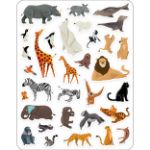 Obrázek Hra se silikonovými samolepkami Zoo