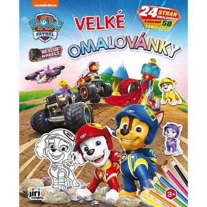 Obrázek Velké omalovánky Tlapková patrola