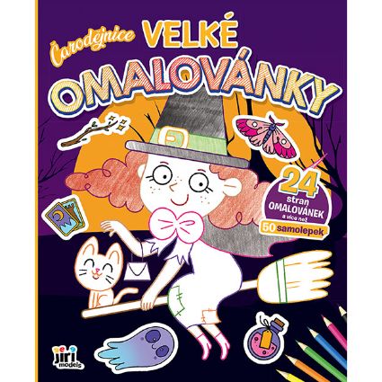 Obrázek Velké omalovánky Čarodějnice