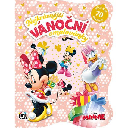 Obrázek Nejkrásnější vánoční omalovánky se samolepkami Minnie