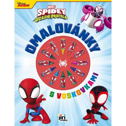 Obrázek Omalovánky s voskovkami Spidey