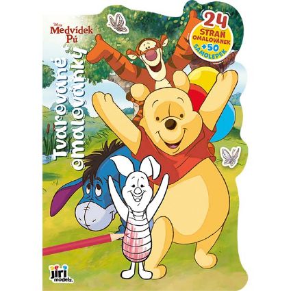 Obrázek Tvarované omalovánky Medvídek Pú