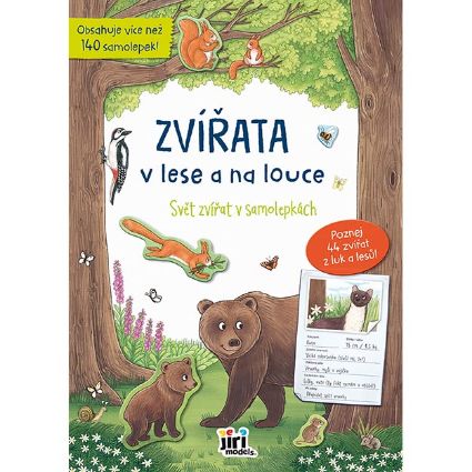 Obrázek Svět zvířat v samolepkách Zvířata v lese a na louce 
