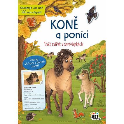 Obrázek Svět zvířat v samolepkách Koně a poníci