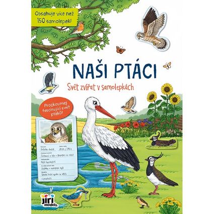 Obrázek Svět zvířat v samolepkách Naši ptáci