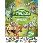 Obrázek Metalická samolepková knížka Dinosauři
