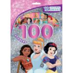 Obrázek 100 samolepek s omalovánkovými listy Disney Princezny