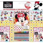 Obrázek Samolepkový set s omalovánkami a voskovkami 500ks Minnie