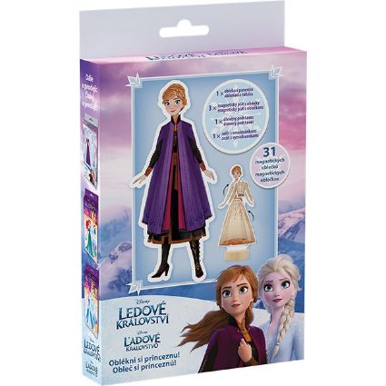 Obrázek Magnetické oblékání s omalovánkou Ledové království