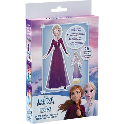 Obrázek Magnetické oblékání s omalovánkou Ledové království