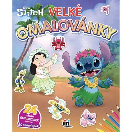 Obrázek Velké omalovánky Lilo & Stitch