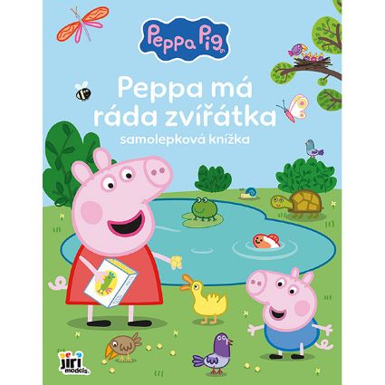 Obrázek Velká samolepková knížka Peppa má ráda zvířátka