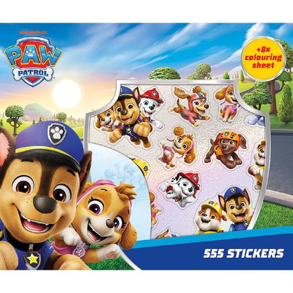 Obrázek 555 samolepek Tlapková patrola