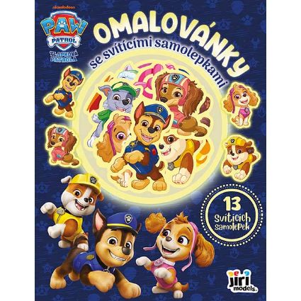 Obrázek Omalovánky se svítícími samolepkami Tlapková patrola