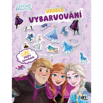 Obrázek Veselé vybarvování se super samolepkami Ledové království
