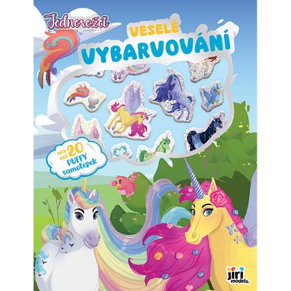 Obrázek Veselé vybarvování se super samolepkami Jednorožci
